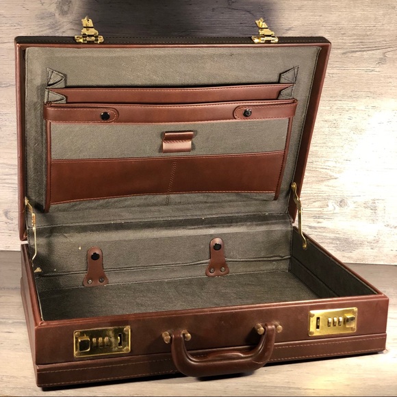 vintage hard briefcase